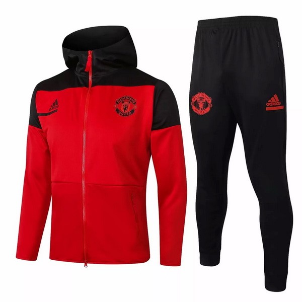 Chandal Manchester United 2020 2021 Rojo Negro